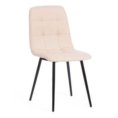 Изображение товара Стул TC Chilly Max 45x59x88 см бежевый/черный современный комфортный дизайн Изображение товара Стул TC Chilly Max 45x59x88 см бежевый/черный современный комфортный дизайн