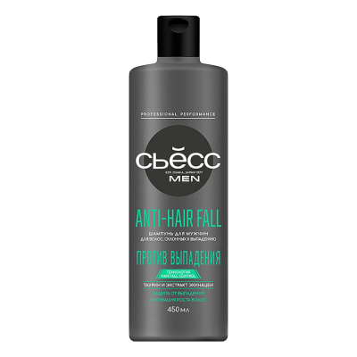 Изображение товара Шампунь для мужчин против выпадения волос Сьёсс Men Anti-Hair Fall 450 мл