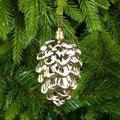 Изображение товара Ёлочное украшение шишка 6x10 см Ad trend праздничный новогодний декор