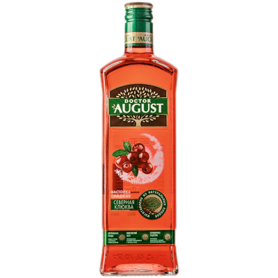 Изображение товара Настойка сладкая Doctor August Северная клюква 0,5 л
