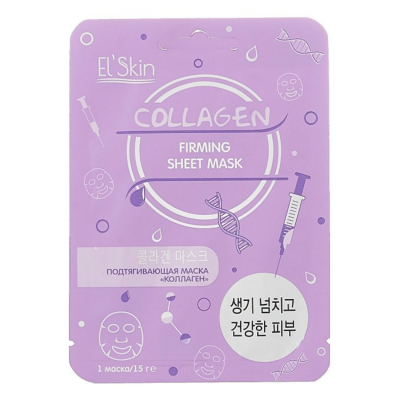 Изображение товара Маска El'Skin подтягивающая коллаген для зрелой кожи 1 шт