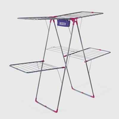 Изображение товара Сушилка для белья Sarayli Double 177x67x142 см, серая
