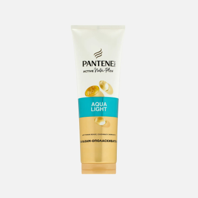 Изображение товара Бальзам-ополаскиватель Pantene Pro-V Aqua light 180 мл для тонких жирных волос Изображение товара Бальзам-ополаскиватель Pantene Pro-V Aqua light 180 мл для тонких жирных волос