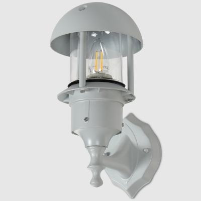 Изображение товара Садовый настенный светильник Amber Lamp 8062 IP44 E27 60Вт белый Изображение товара Садовый настенный светильник Amber Lamp 8062 IP44 E27 60Вт белый