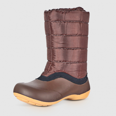 Изображение товара Женские утепленные сапоги Gow коричневые с кремовым (2G.SP.C)