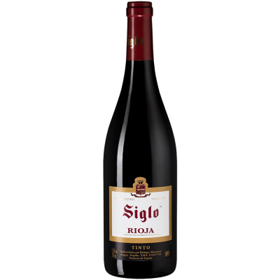 Изображение товара Вино красное сухое Siglo Rioja DOC 0.75 л с бархатистым вкусом