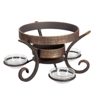 Изображение товара Подставка Remus под садж шелковый путь премиум бронзовая Изображение товара Подставка Remus под садж шелковый путь премиум бронзовая