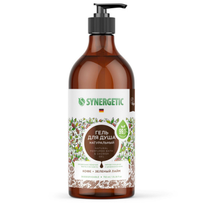 Изображение товара Гель для душа Synergetic Кофе и зеленый лайм, 750 мл