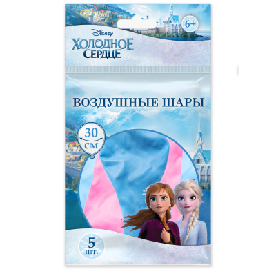 Изображение товара Шарики Frozen 30 см 5 шт
