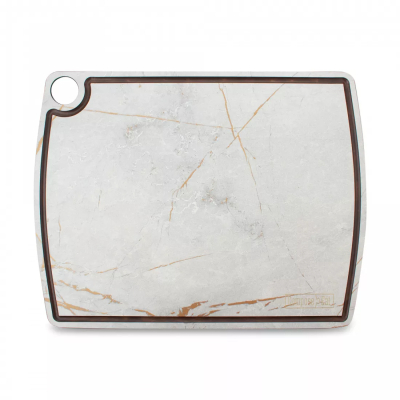 Изображение товара Доска разделочная Composeeat c желобом, 36х28 см, мраморный Грейс, композитный материал