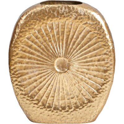 Изображение товара Стильная ваза Glasar Солнце 54х17х62 см для интерьера металлическая