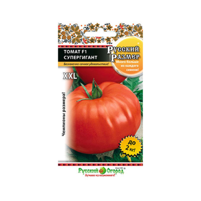 Изображение товара Семена томатов Русский размер Русский огород F1 XXL среднеспелые крупноплодные