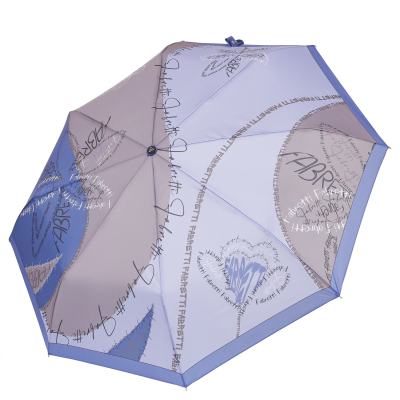 Изображение товара Женский облегченный автоматический зонт Fabretti 3 сложения синий