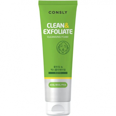 Изображение товара Пенка для умывания Consly AHA - BHA - PHA Cleansing Foam Clean&Exfoliate 120 мл