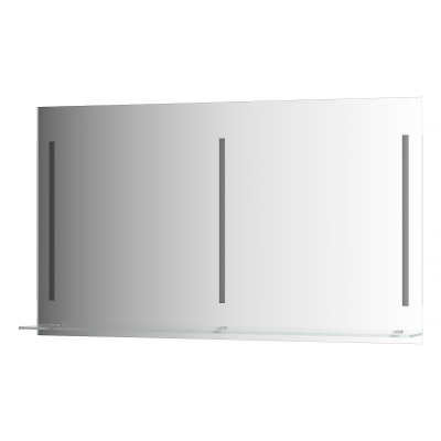 Изображение товара Зеркало Evoform с полочкой 130 см с 3-мя встроенными LED-светильниками 16,5 W 130x75 см Изображение товара Зеркало Evoform с полочкой 130 см с 3-мя встроенными LED-светильниками 16,5 W 130x75 см