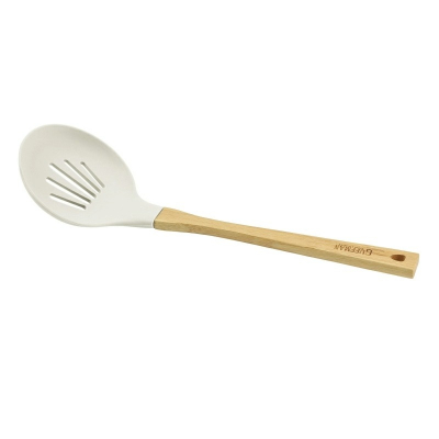 Изображение товара Силиконовая шумовка Guffman белая 31 см для кухни