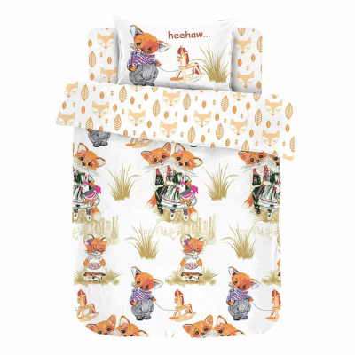 Изображение товара Комплект детского постельного белья Mona Liza Лисята 3 предмета из хлопка