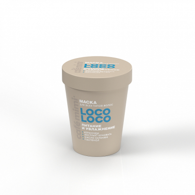 Изображение товара Маска для волос Cafemimi loco loco питание и увлажнение 200 мл Изображение товара Маска для волос Cafemimi loco loco питание и увлажнение 200 мл