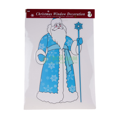 Изображение товара Наклейки Champion Дед мороз синий CUCB-0916S новогодний декор