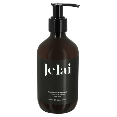 Изображение товара Гель для душа парфюмированный Jelai For men Бергамот, кедр, мускус 250 мл
