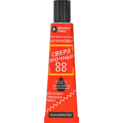 Изображение товара Контактный каучуковый клей 88 MasterTeks HM сверхпрочный 40 г светло-зеленый