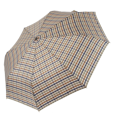 Изображение товара Женский автоматический зонт Fabretti 3 сложения клетка UFQ0014-12 коричневый Изображение товара Женский автоматический зонт Fabretti 3 сложения клетка UFQ0014-12 коричневый