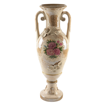 Изображение товара Керамическая напольная ваза с росписью Золотом, авторская работа