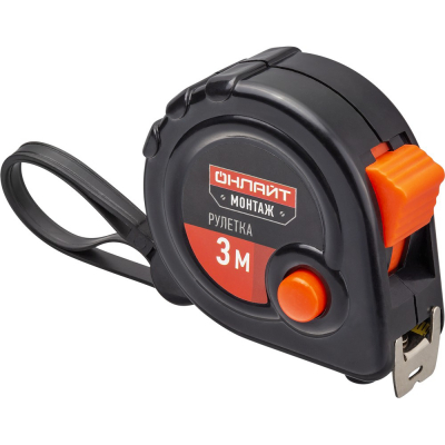 Изображение товара Рулетка Онлайт OMT-Ru01 3мх16мм пластиковая с фиксатором