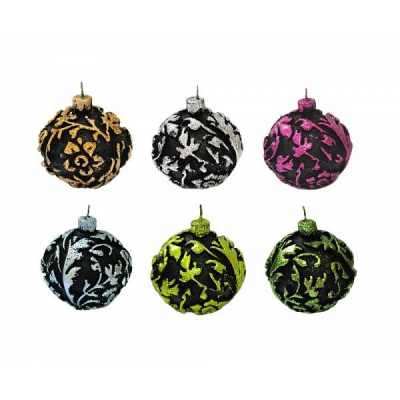 Изображение товара Свеча новогодний шар микс 5х5,5 см для декора