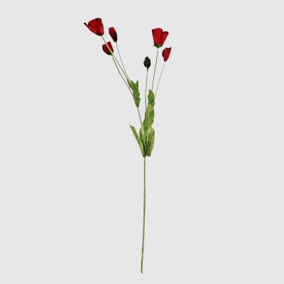 Изображение товара Маки Конэко-О искусственные красные 90 см