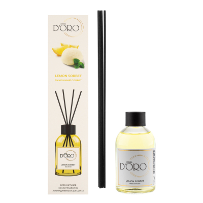 Изображение товара Ароматический диффузор Gamma Doro лимонный сорбет 100 мл для дома и офиса