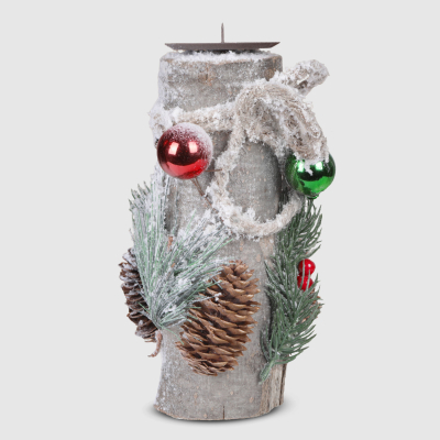 Изображение товара Подсвечник Ad trend NY 20 см из натуральных материалов для стильного интерьера