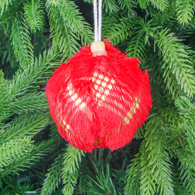 Изображение товара Игрушка ёлочная Mercury NY шар 8 см в ассортименте для новогоднего украшения