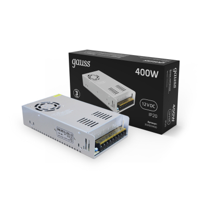Изображение товара Блок питания LED STRIP PS 400W 12V 1/14 Изображение товара Блок питания LED STRIP PS 400W 12V 1/14
