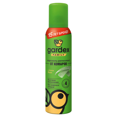 Изображение товара Средство от комаров Gardex Family, спрей, 100 мл