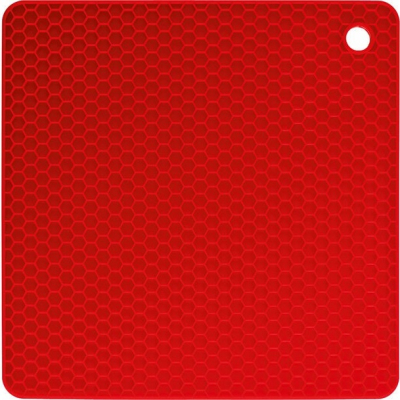 Изображение товара Подставка Woll под горячее из силикона 20x20 см красного цвета Изображение товара Подставка Woll под горячее из силикона 20x20 см красного цвета