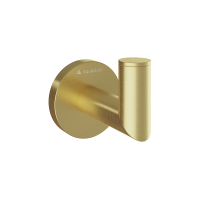 Изображение товара Крючок Aqueduto Ponto из латуни в шлифованном золоте для туалета