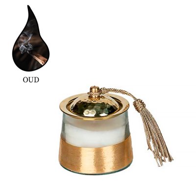 Изображение товара Аромасвеча Nour Bougie Conika Oud золото 156 г