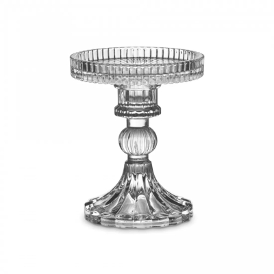 Изображение товара Подсвечник Decor de table Ле Классик 12 см - прозрачное стекло, зеркальная полировка