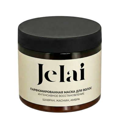 Изображение товара Маска Jelai с кератином и маслом ши 200 мл парфюмированная шафран-жасмин-амбра Изображение товара Маска Jelai с кератином и маслом ши 200 мл парфюмированная шафран-жасмин-амбра