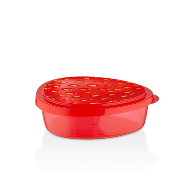 Изображение товара Контейнер Qlux клубника 800 мл из полипропилена для хранения продуктов Изображение товара Контейнер Qlux клубника 800 мл из полипропилена для хранения продуктов