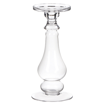 Изображение товара Декоративный подсвечник Sandra Rich Shine 13x27,5 см стекло прозрачный