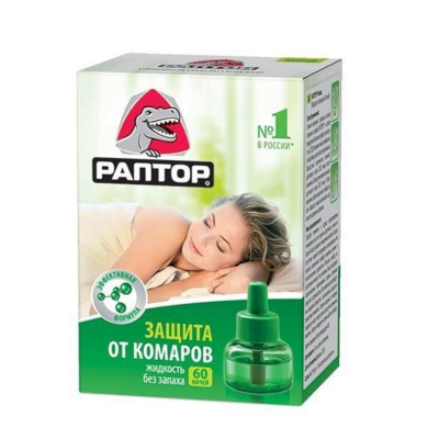 Изображение товара Жидкость от комаров Раптор 60 ночей 30 мл