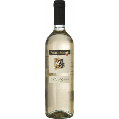 Изображение товара Белое сухое вино Pinot Grigio Serenissima Veneto 0.75л Изображение товара Белое сухое вино Pinot Grigio Serenissima Veneto 0.75л
