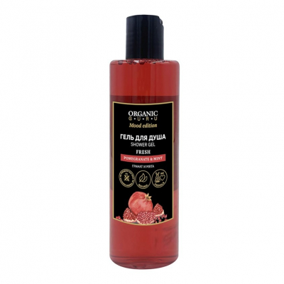 Изображение товара Гель для душа Organic Guru Гранат и мята 250 мл