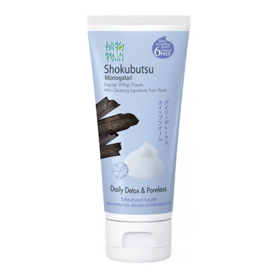 Изображение товара Пенка-детокс Shokubutsu  для умывания с углем 100 г