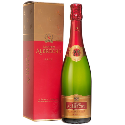 Изображение товара Игристое вино Lucien Albrecht, Brut, Cremant d'Alsace AOC,  в подарочной упаковке 1.5 л
