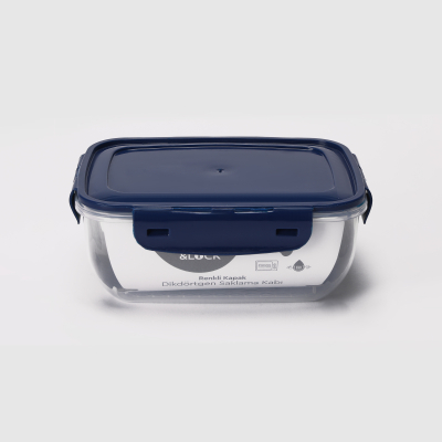 Изображение товара Прямоугольный контейнер Bager Home cook&lock 1.4л из полипропилена для хранения Изображение товара Прямоугольный контейнер Bager Home cook&lock 1.4л из полипропилена для хранения