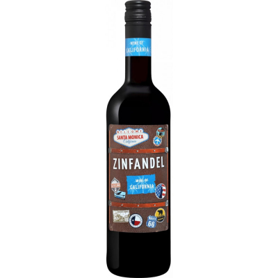 Изображение товара Вино красное сухое "Santa Monica" Zinfandel 0.75л