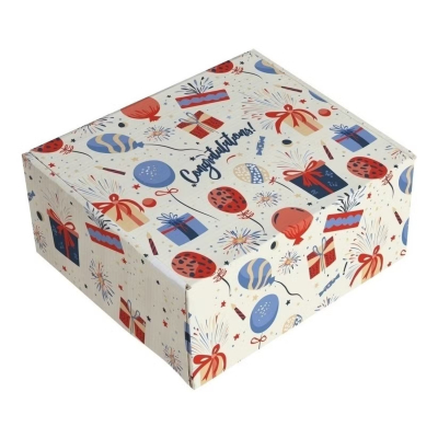 Изображение товара Коробка подарочная Be Smart Bang белый 23х26х12 см